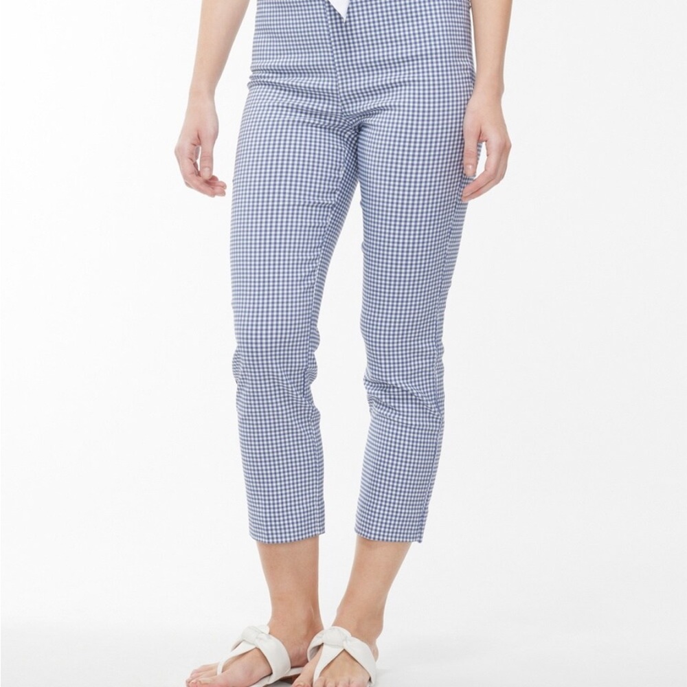 Gingham blue pants